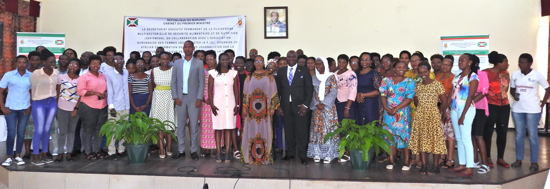 Burundi - Women journalists association training on nutrition articles